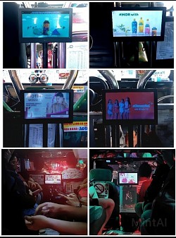 Transit Advertising Philippines. Makati City Traditional Jeepney Digital Monitors Advertising. Jeepney digital monitor advertising refers to the use of digital screens installed inside Jeepneys—traditional Philippine public utility vehicles—for promotional and informational purposes. This form of advertising leverages the high visibility and wide reach of Jeepneys, which are a popular mode of transportation in the Philippines.